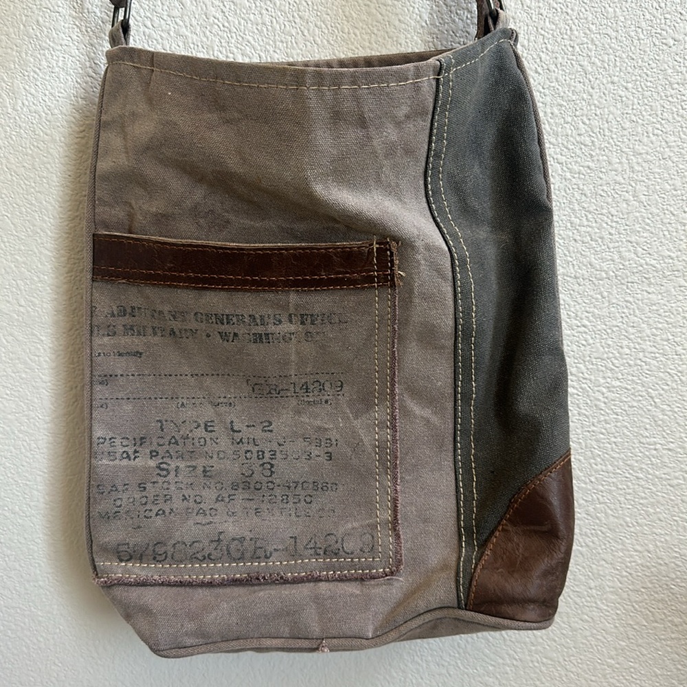 Mona B Canvas Shoulder Bag